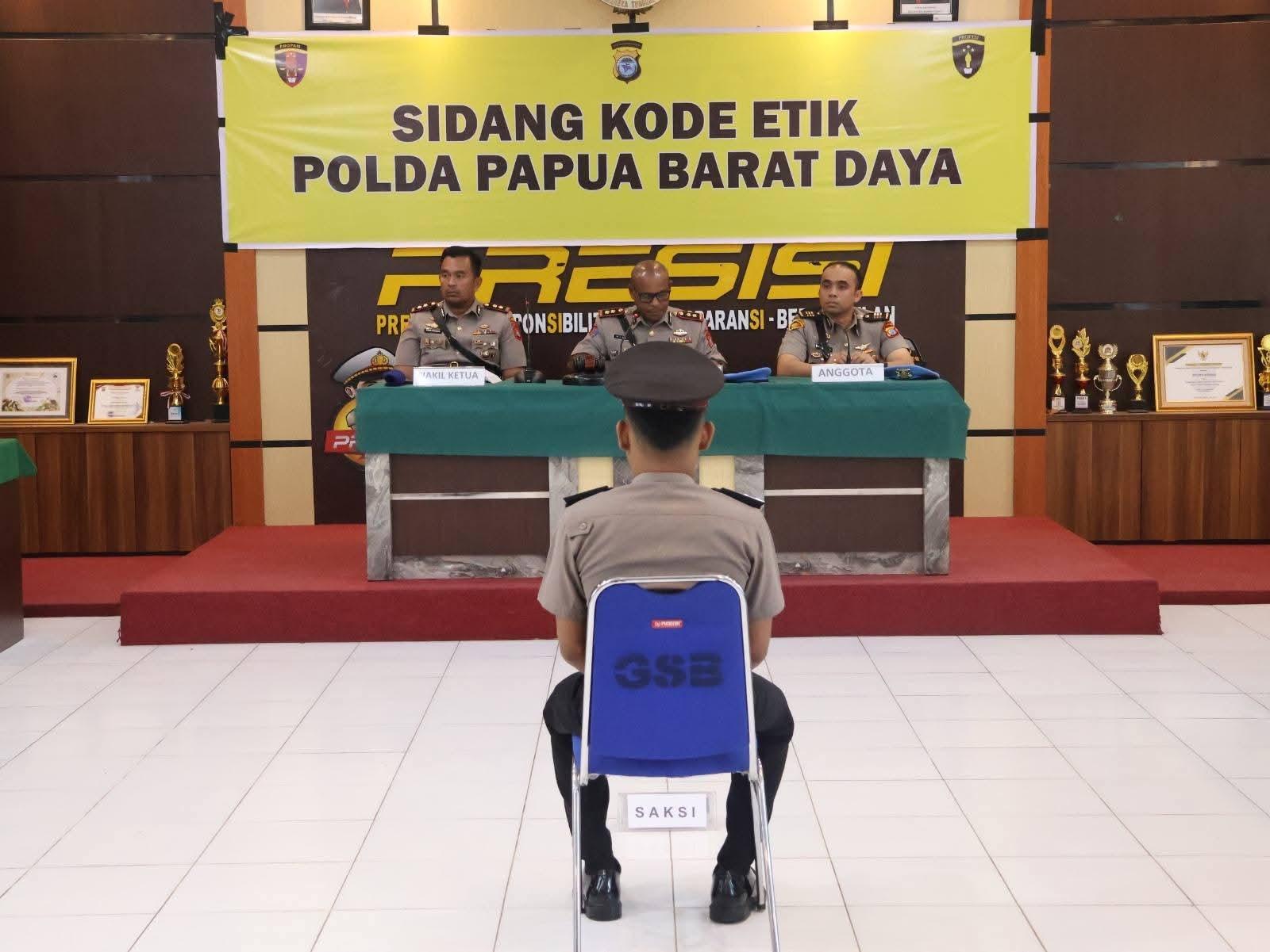 Terbukti Lakukan Penganiayaan Berat, Polda Papua Barat Daya Beri Sangsi PTDH Bripda MAM 
