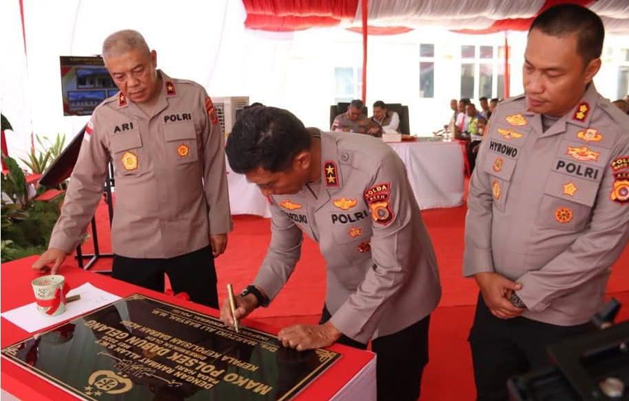 Kunker ke Polres Gayo Lues, Kapolda Aceh Tekankan Pelayanan Humanis dan Resmikan Polsek Dabun Gelang