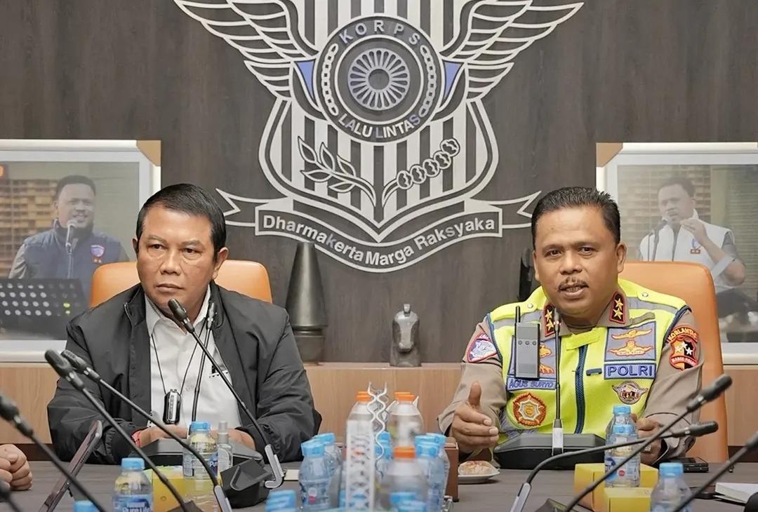 Tempuh 2 Hari ke Jakarta Terbayar, Kakorlantas Polri Temui Ojol Jambi: Tak Bangga Menindak, Tapi Bangga Merangkul Masyarakat