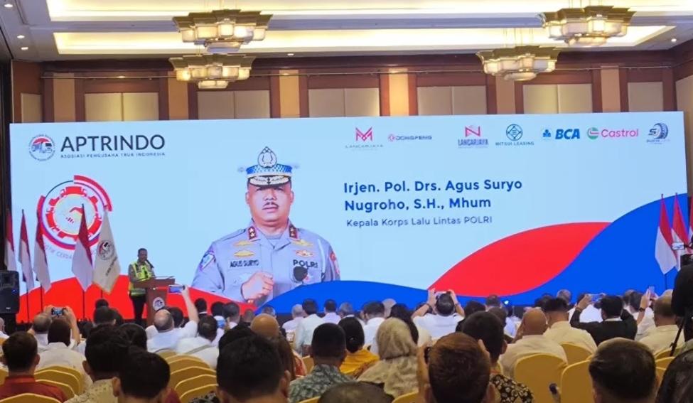 Hadir di Munas Aptrindo, Kakorlantas Polri Siapkan Penegakan Hukum Tegas untuk Zero Over Dimension dan Overload 2027