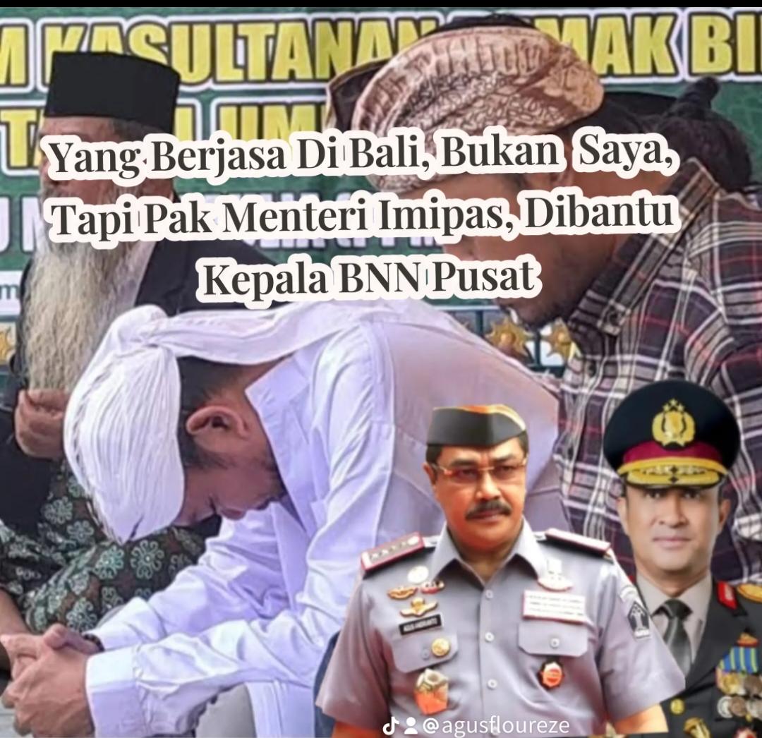 Dukung Presiden Prabowo, Agus Flores Jadi Perhatian Warga Bali: Puji Sinergi Menteri Imipas dan Kepala BNN RI Berantas Narkoba