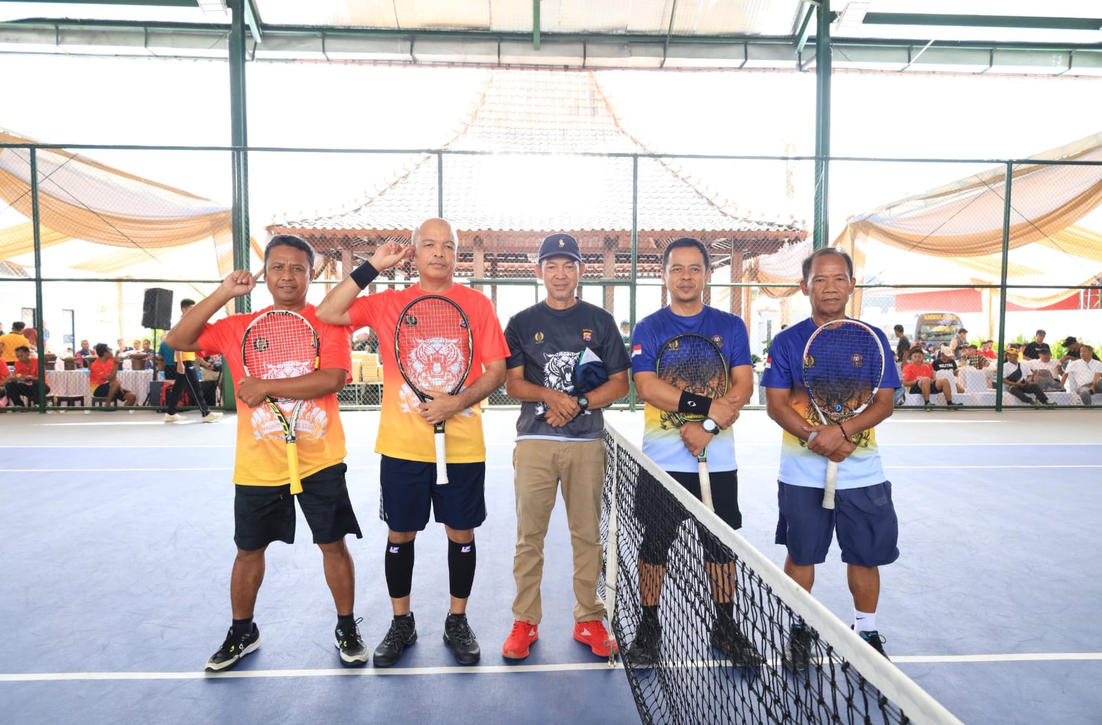 Kapolda Banten Raih Juara 2 Kejuaraan Tenis Kapolda Cup dalam Semarak Hari Bhayangkara ke-80