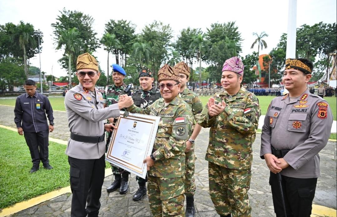 Lewat Apel Kebangsaan Sabuk Kamtibmas, Kapolda Jambi Ajak Seluruh Elemen Jadi Garda Terdepan Keamanan