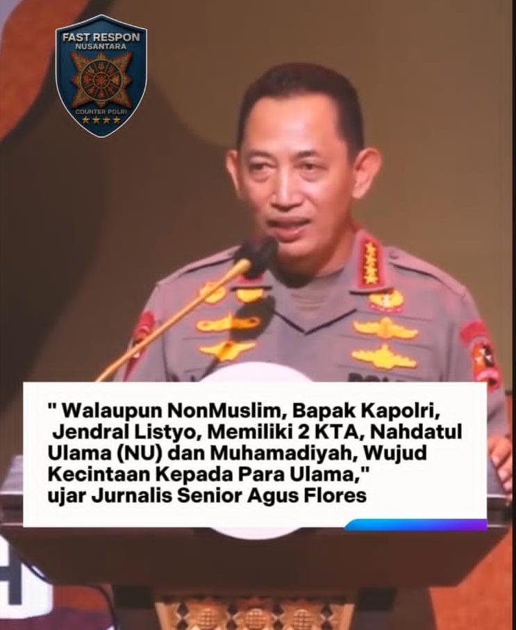 Ulama dan Warga NU-Muhammadiyah Diajak Jaga Persatuan serta Dukung Kapolri Jenderal Listyo Sigit Prabowo