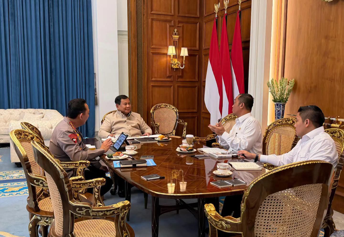 Presiden Prabowo Panggil Kapolri ke Istana, Bahas Kamtibmas hingga Hari Bhayangkara ke-80
