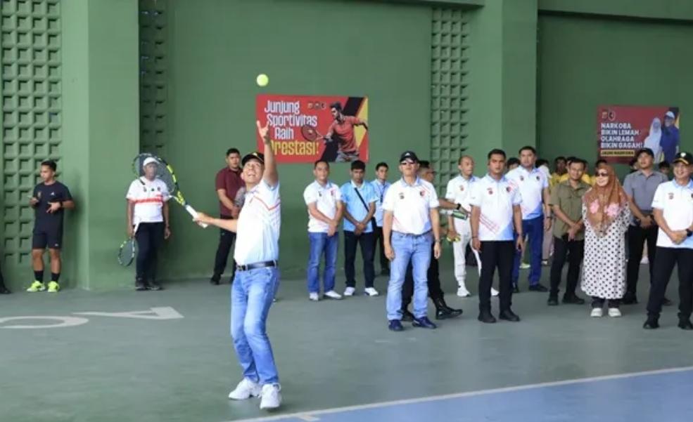 Sambut Hari Bhayangkara ke-80, 170 Atlet Ikuti Turnamen Tenis Kapolda Aceh Cup 2026