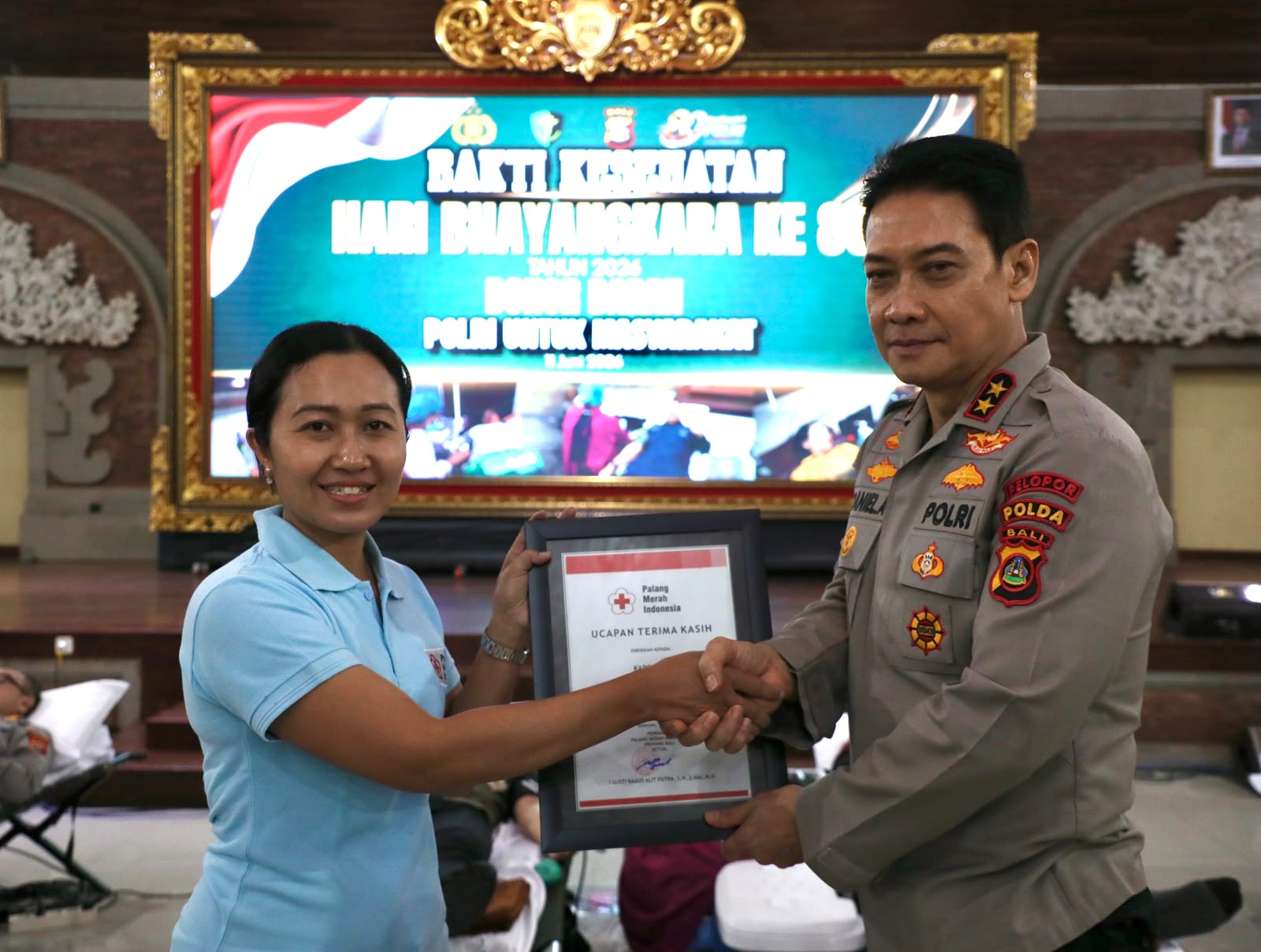 Semangat Bhayangkara Mengalir dalam Setetes Darah, Polda Bali Gelar Donor Darah Jelang Hari Bhayangkara ke-80