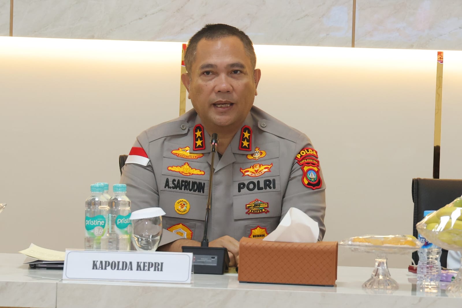 Polda Kepri Ajak Pelaku Usaha Penampung Besi Tua dan Limbah Berperan Aktif Memutus Rantai Kejahatan Pencurian Aset Publik