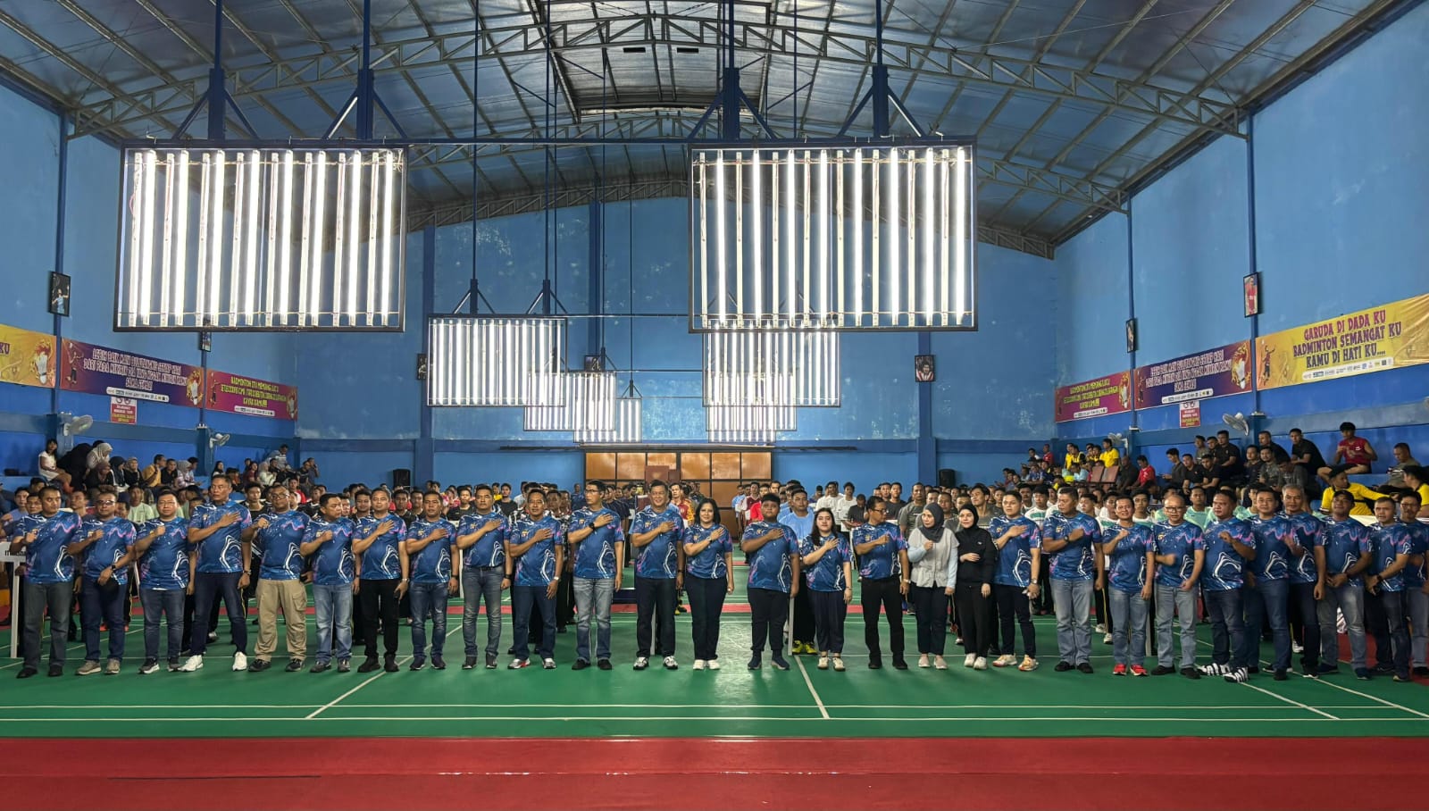 Meriahkan HUT Bhayangkara ke-80, Polda Kalteng Gelar Kejuaraan Bulutangkis