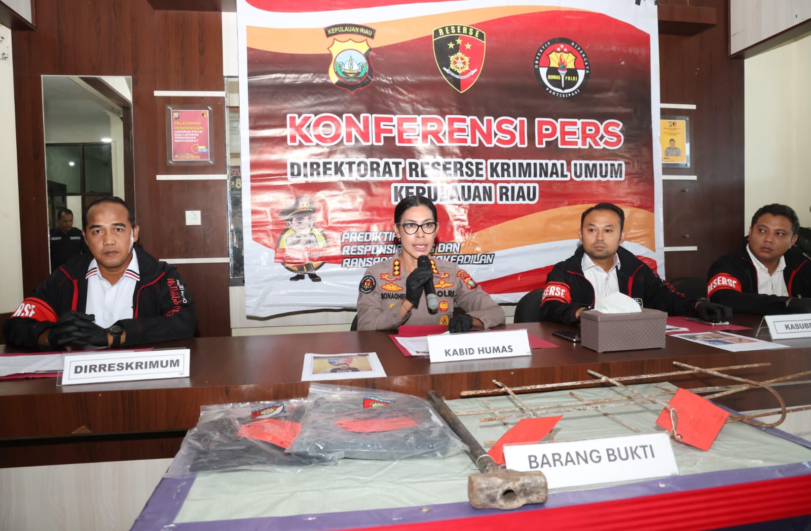 Polda Kepri Berhasil Ungkap Kasus Pencurian Penutup Drainase di Kota Batam