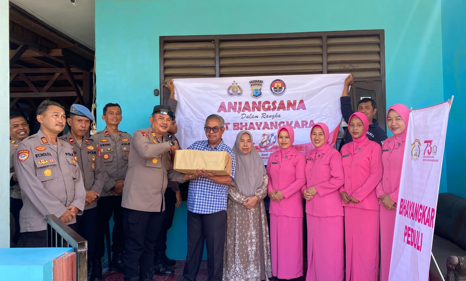 Sambut Hari Bhayangkara ke-80, Polres Raja Ampat Gelar Anjangsana dan Jalin Silaturahmi Bersama Purnawirawan Polri