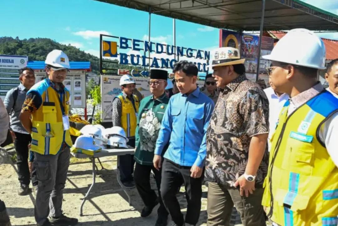 Tinjau Proyek Bulango Ulu, Wapres Gibran Pastikan Percepatan Bendungan Rampung Sesuai Target