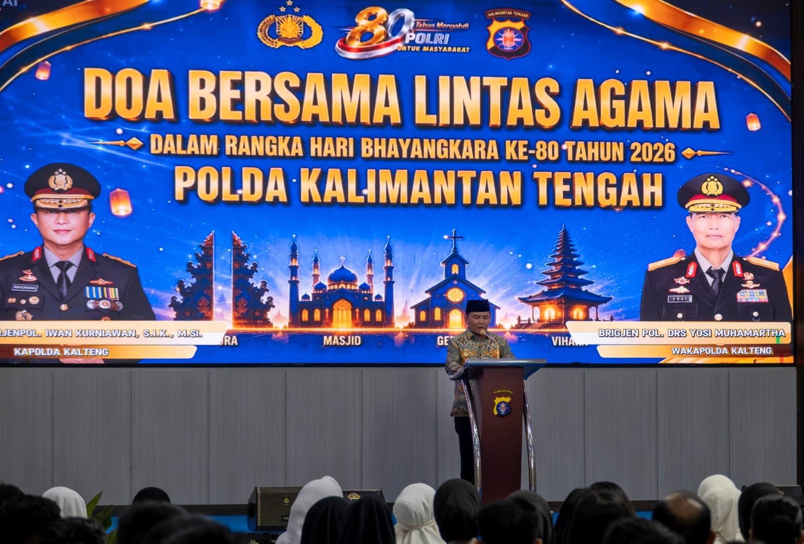 Jelang Hari Bhayangkara ke-80, Polda Kalteng Gelar Doa Bersama Lintas Agama