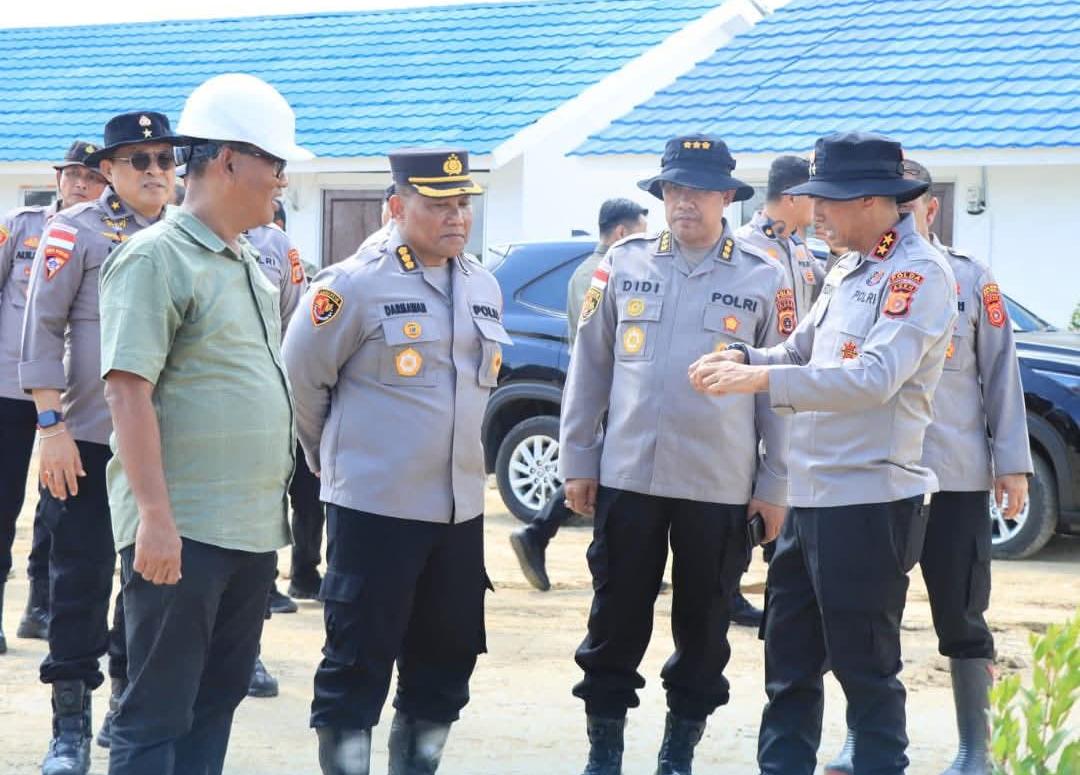 Siap Diresmikan Kapolri, Kapolda Aceh Cek Kesiapan Huntap Bhara Daksa Indah