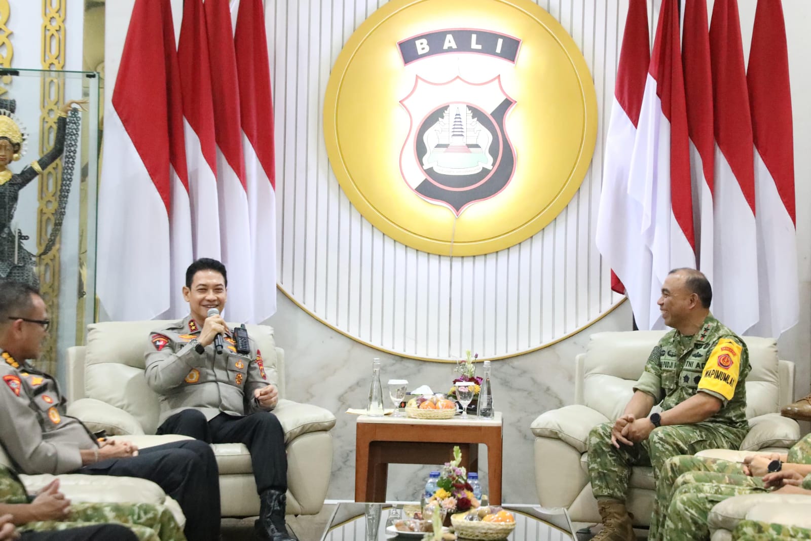 Perkuat Sinergi dan Kajian Strategis, Polda Bali Terima Audiensi Pasis Polri Sesko TNI