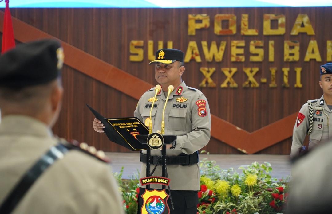 Pimpin Sertijab, Kapolda Sulbar Lantik Sembilan Pejabat Baru di Bumi Malaqbi’