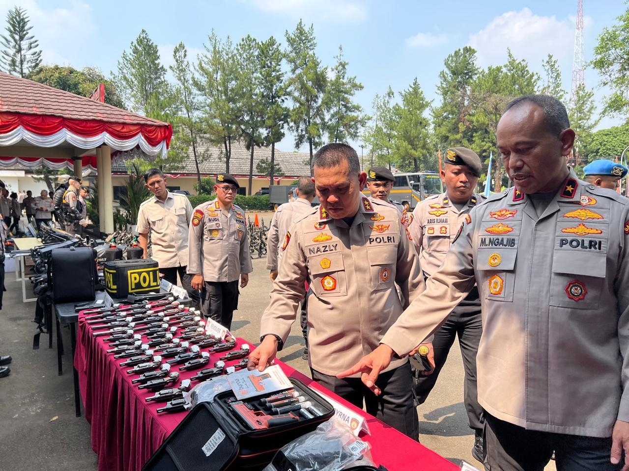 Demi Pengamanan Optimal, Kakorsabhara Baharkam Polri Cek Langsung Kesiapan Randis dan Alustsista