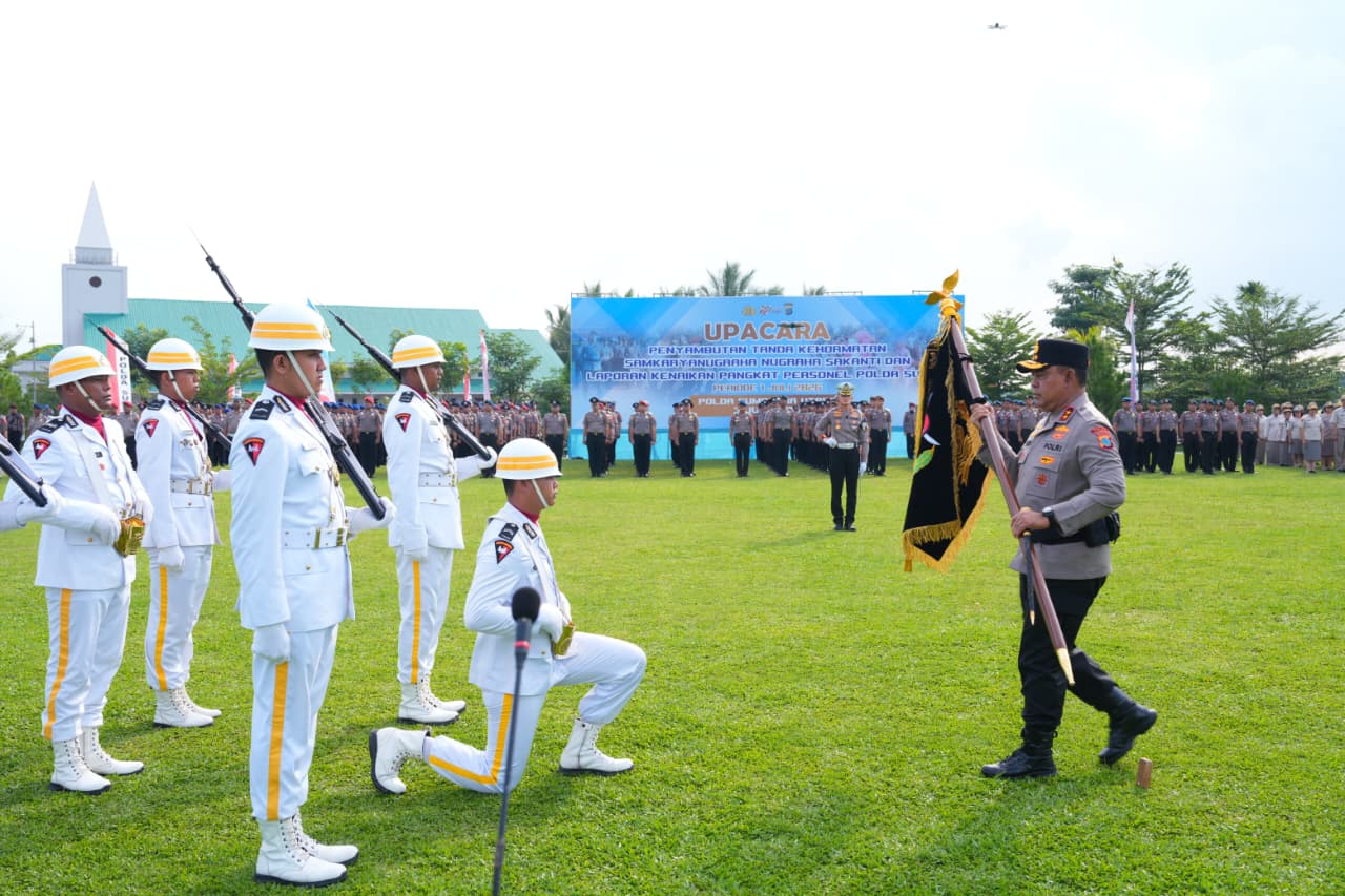 Kapolda Sumut: Nugraha Sakanti Jadi Amanah, 359 Personel Naik Pangkat Diminta Tingkatkan Pengabdian