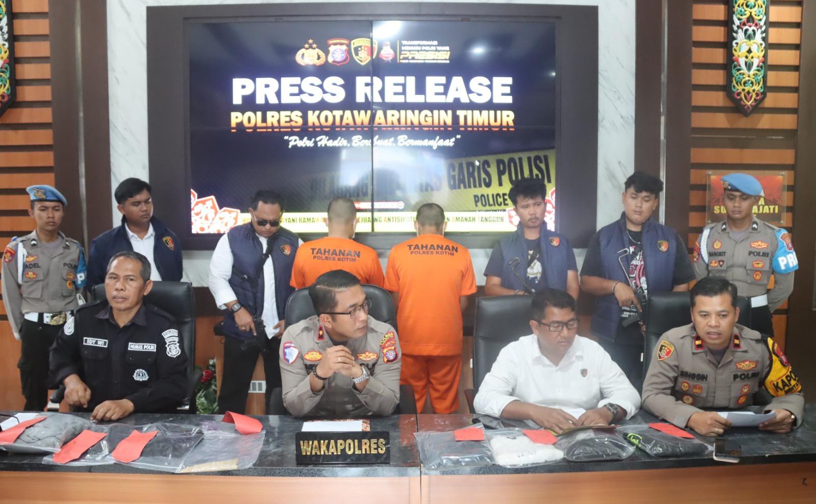 Polres Kotim Ungkap Kasus Pembunuhan dan Pengeroyokan di Mentaya Hulu, 2 Tersangka Diamankan