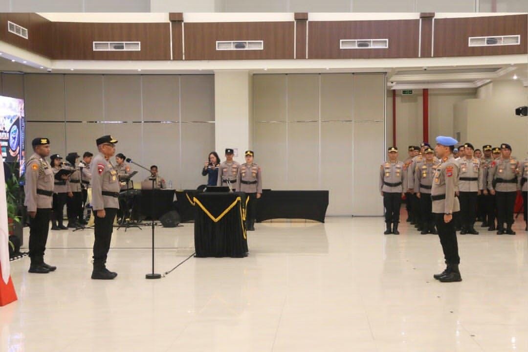 Kapolda Papua Barat Daya Pimpin Sertijab PJU, Kombes Pol. Fernando Sanches Resmi Jabat Wakapolda