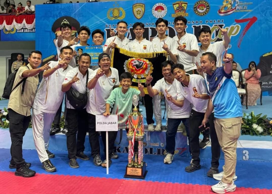 Rayakan Hari Bhayangkara ke-80: Polda Jabar Borong Medali, Sabet Juara Umum I Taekwondo Kapolri Cup 7 Tahun 2026