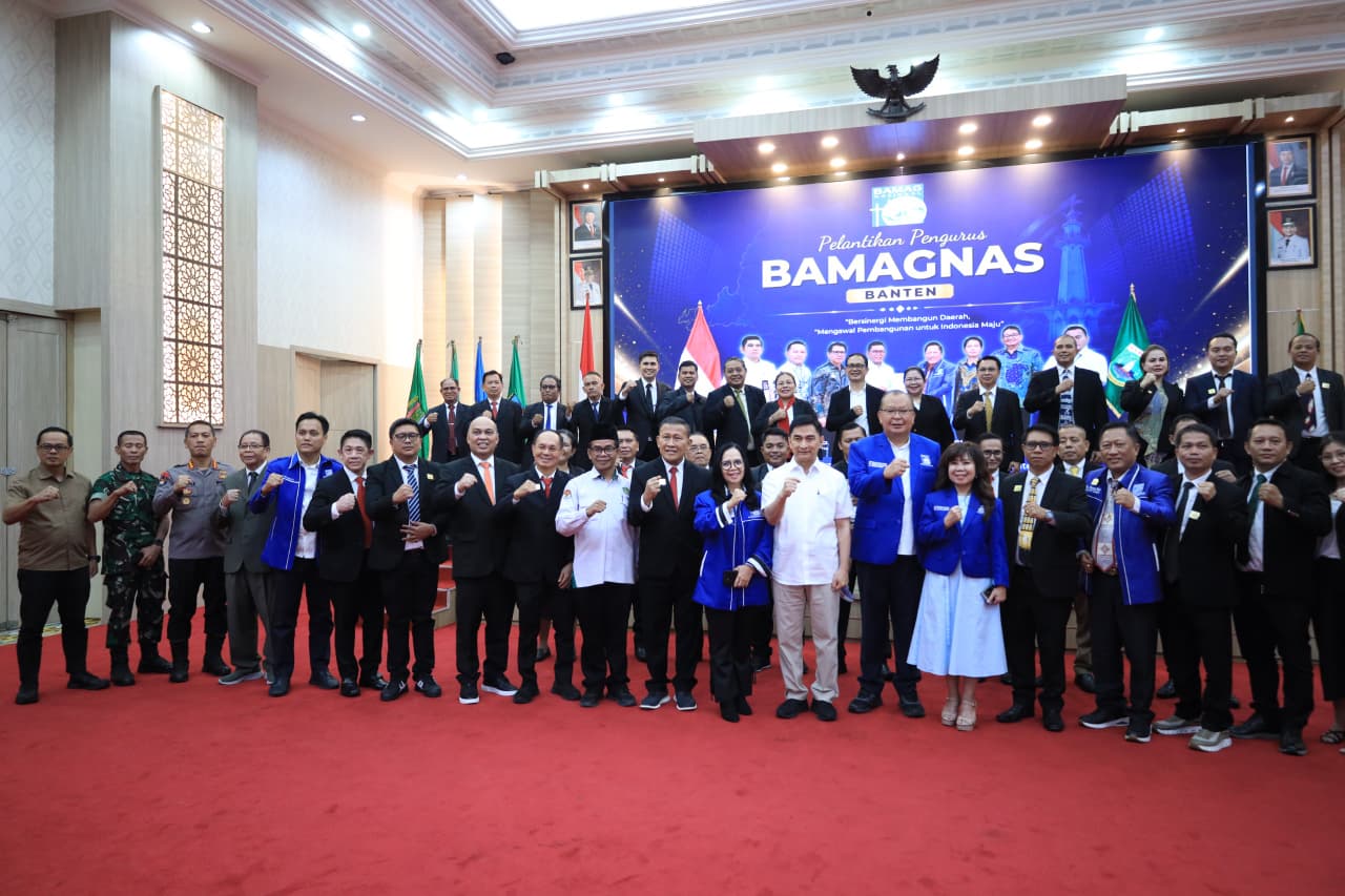 Polda Banten Hadiri Pelantikan DPW BAMAGNAS Provinsi Banten, Perkuat Sinergi Jaga Kamtibmas