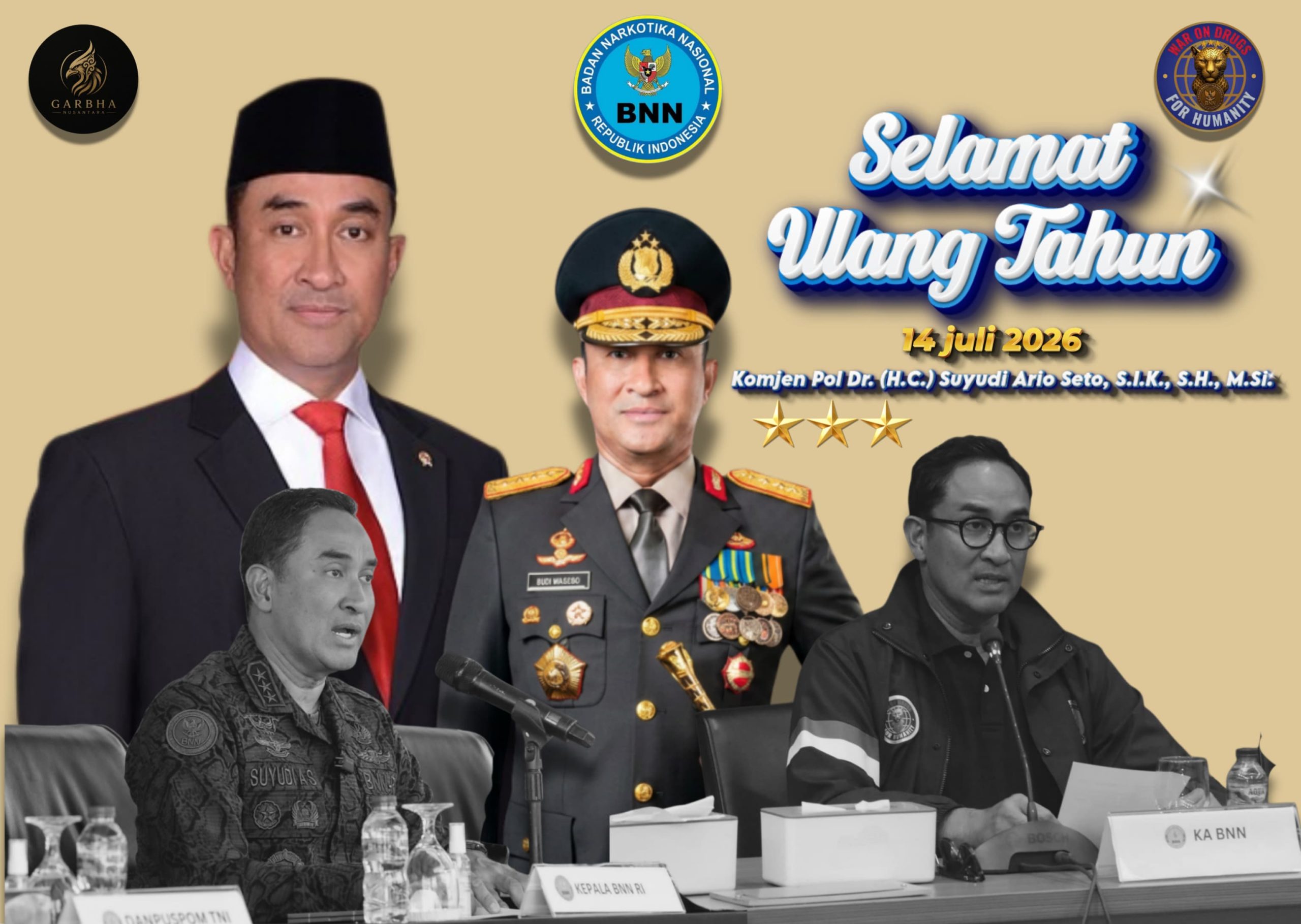 HUT ke-53 Komjen Pol. Suyudi Ario Seto, Media Garbhanusantara: Apresiasi Ketegasan BNN Berantas Narkoba