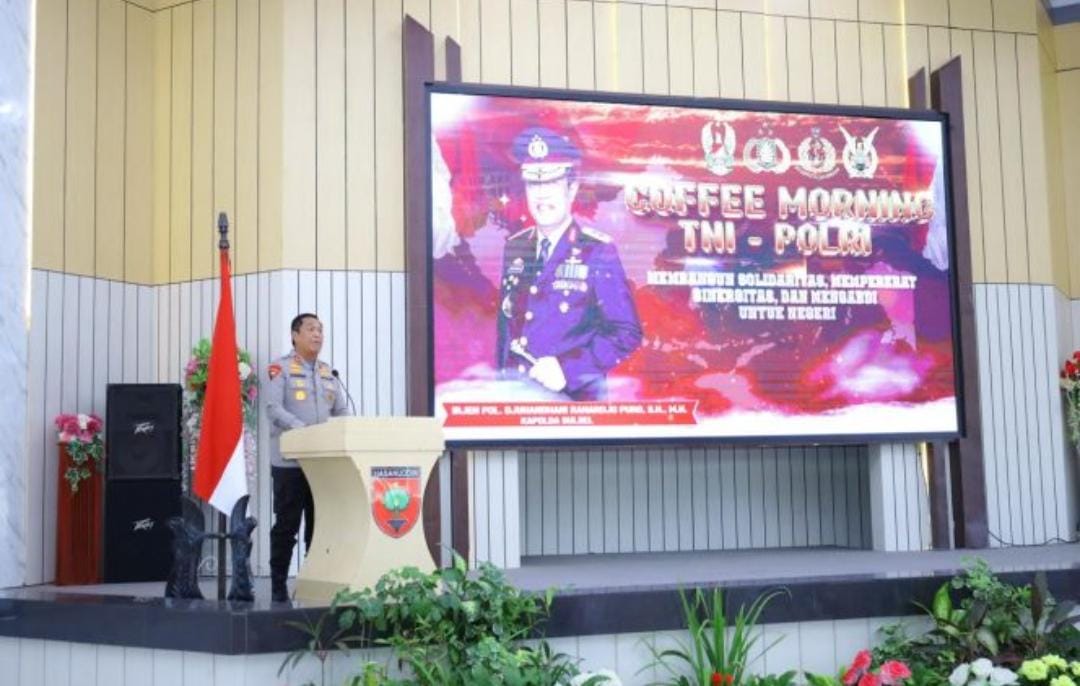 Kapolda Sulsel Hadiri Coffe Morning TNI-Polri di Kodam XIV/Hasanuddin, Perkuat Soliditas dan Sinergitas Antar Lembaga