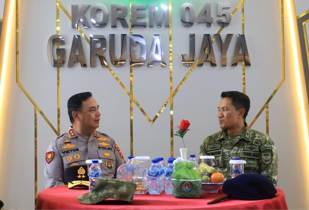 Kapolda Babel Kunjungi Kajati-Danrem 045/Gaya, Perkuat Sinergi Jaga Kamtibmas Di Bangka Belitung
