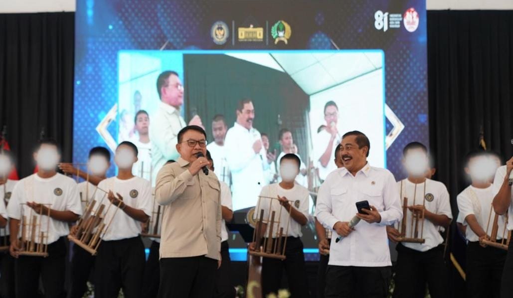 Sambut Hari Anak Nasional, Menteri Imipas dan Kepala Kantor Staf Presiden Tinjau Pembinaan Anak di LPKA Tangerang