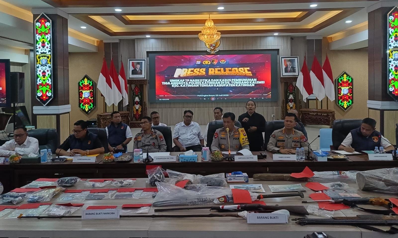 Kapolda Kalteng Ungkap Kronologi Tragis 3 Polisi Tewas Dikeroyok Sajam lalu Dibuang ke Sungai di Tumbang Kalemei