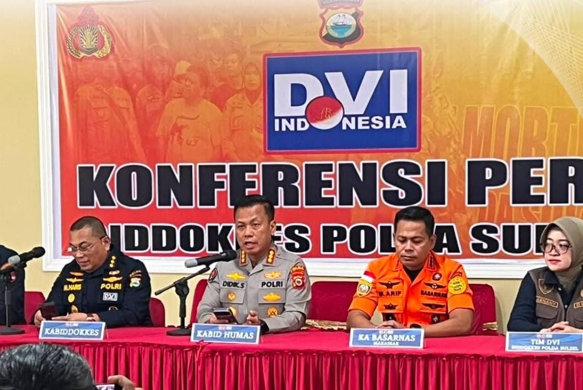 Proses Identifikasi Berlanjut, Biddokkes Polda Sulsel Terima Satu Jenazah Korban Laka Laut KM Nurul Salsa