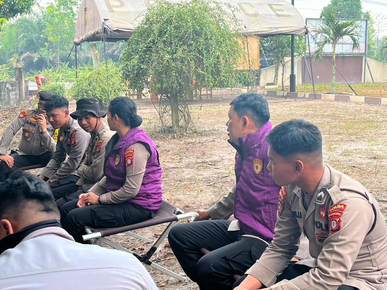 Polda Kalteng Berikan Trauma Healing bagi Personel Satgas Aman Nusa II