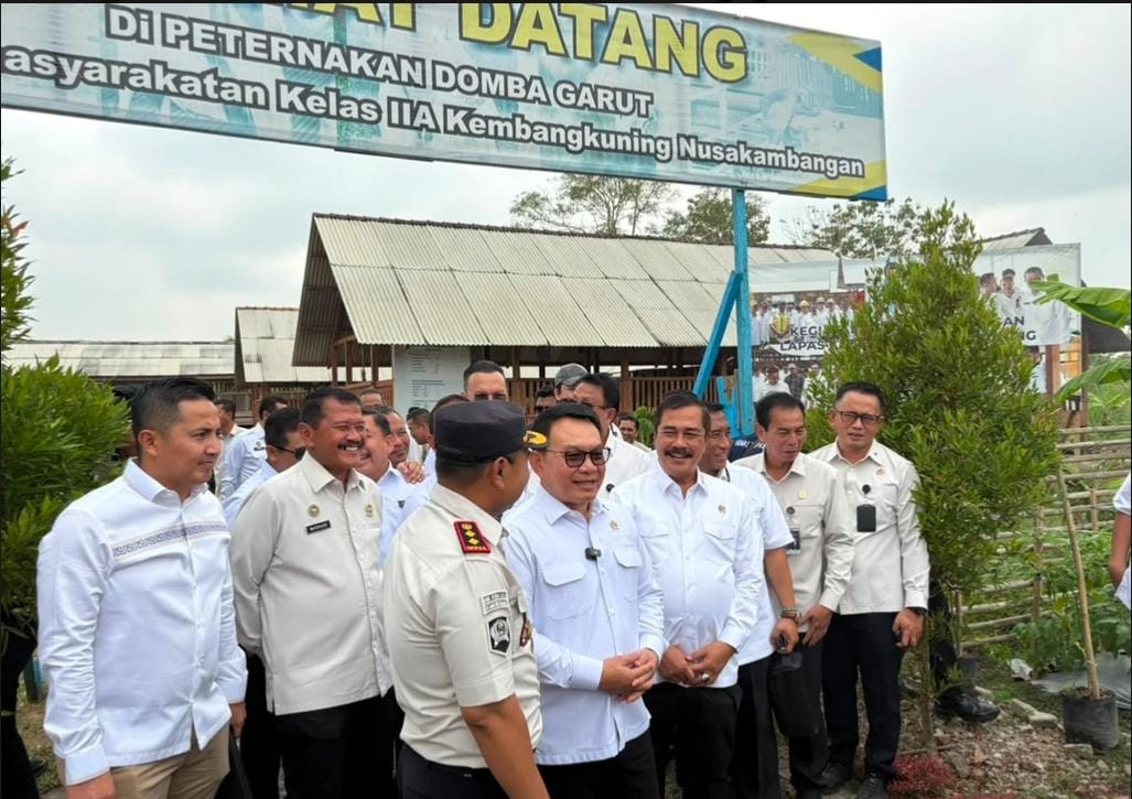 Kunjungi Nusakambangan, KSP Dudung Puji Inovasi Menteri Imipas Agus Andrianto Sektor Ketahanan Pangan