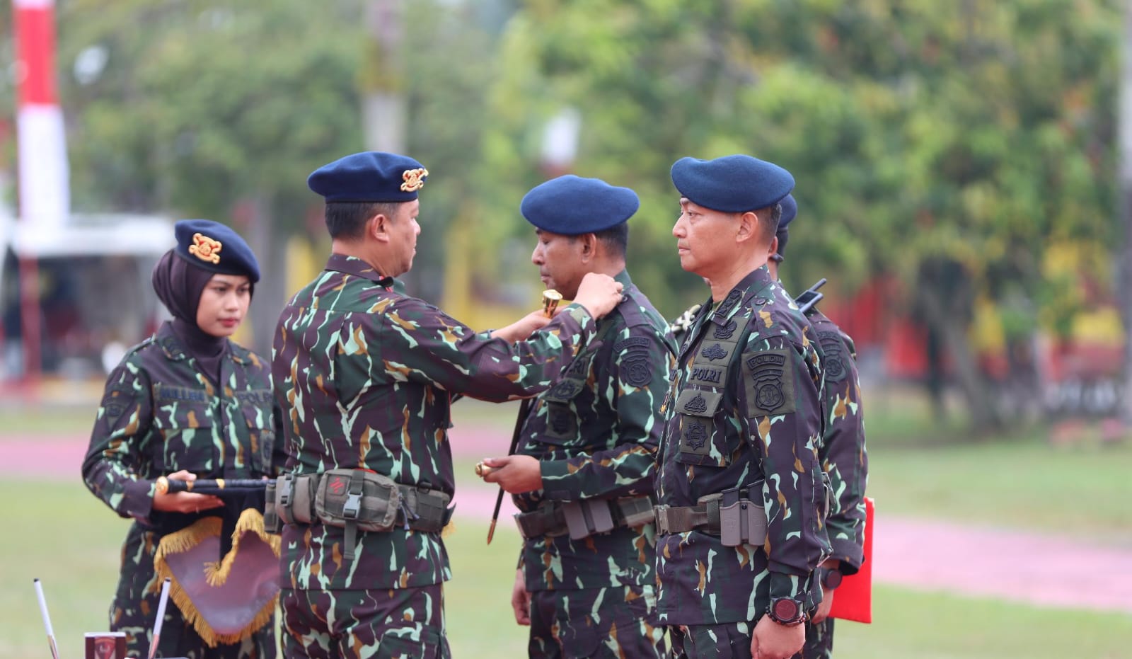 Kapolda Kalteng Pimpin Sertijab Dansatbrimob, Tongkat Komando Resmi Beralih kepada Kombes Pol. Dieno Hendro Widodo