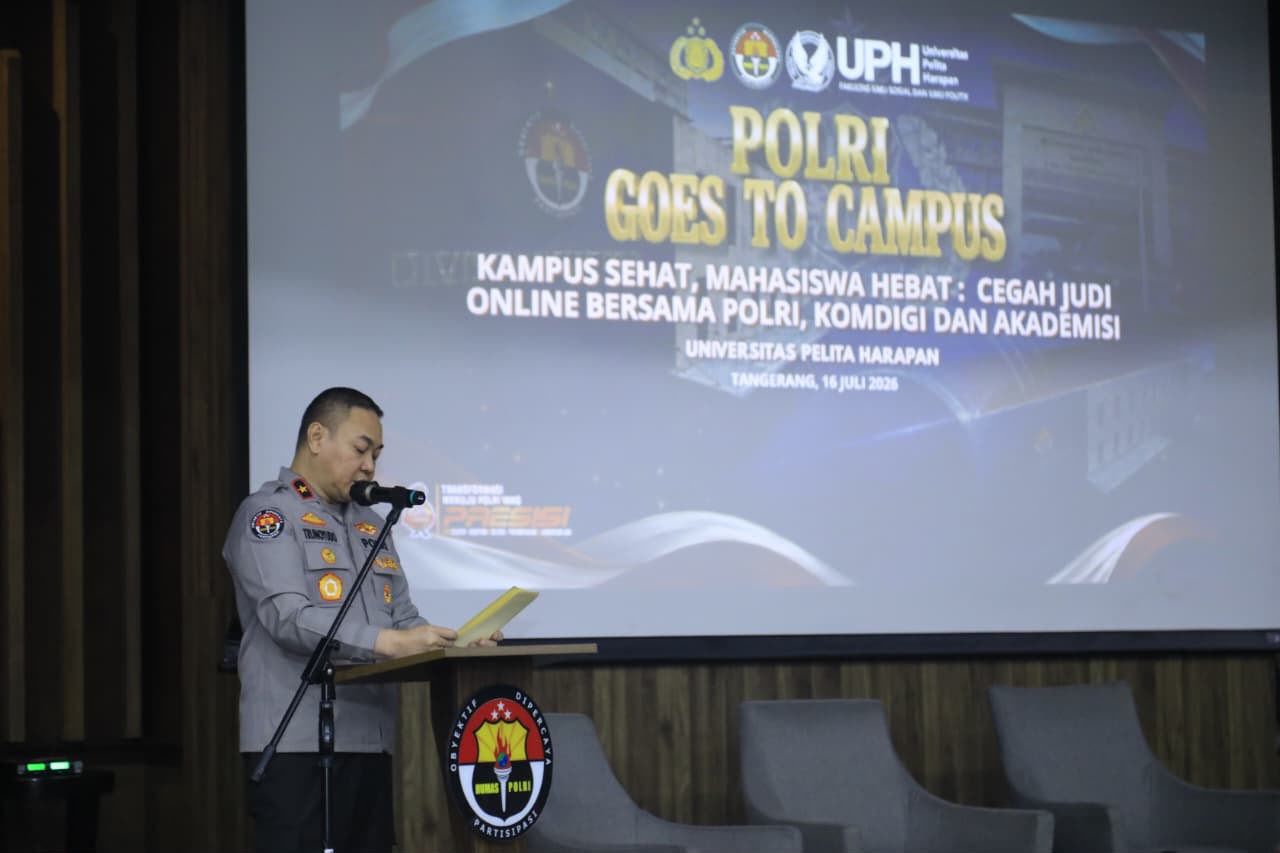 Gandeng Komdigi dan UPH, Polri Gelar ‘Goes to Campus’ Cegah Judi Online di Kalangan Mahasiswa