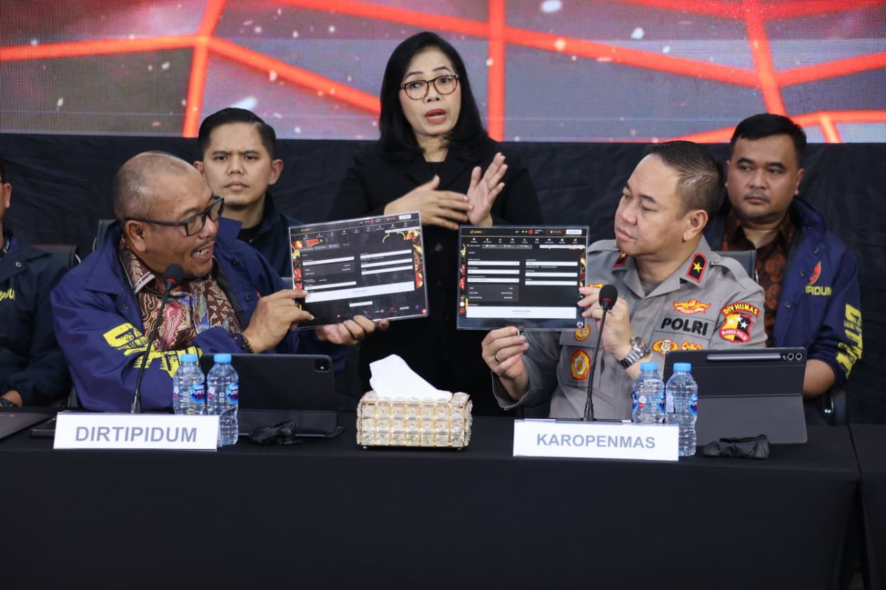 Bareskrim Polri Bongkar Judi Online Jaringan Kamboja: Modus Deposit Pulsa, Transaksi Tembus Rp890 Miliar