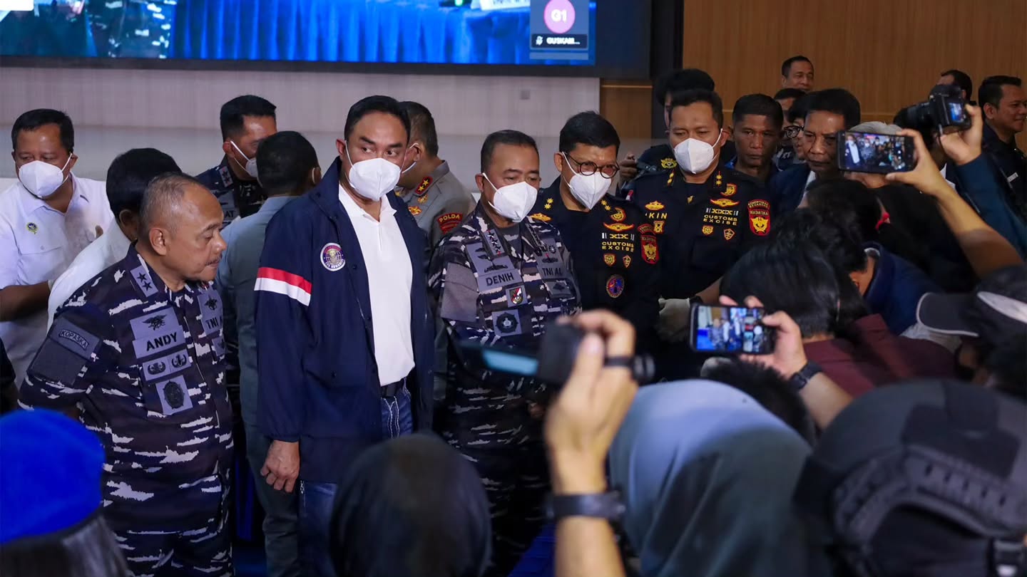 Sinergi BNN RI, TNI AL, dan Bareskrim Polri Amankan Kapal King Sun Pembawa 1,3 Ton Ketamine di Natuna