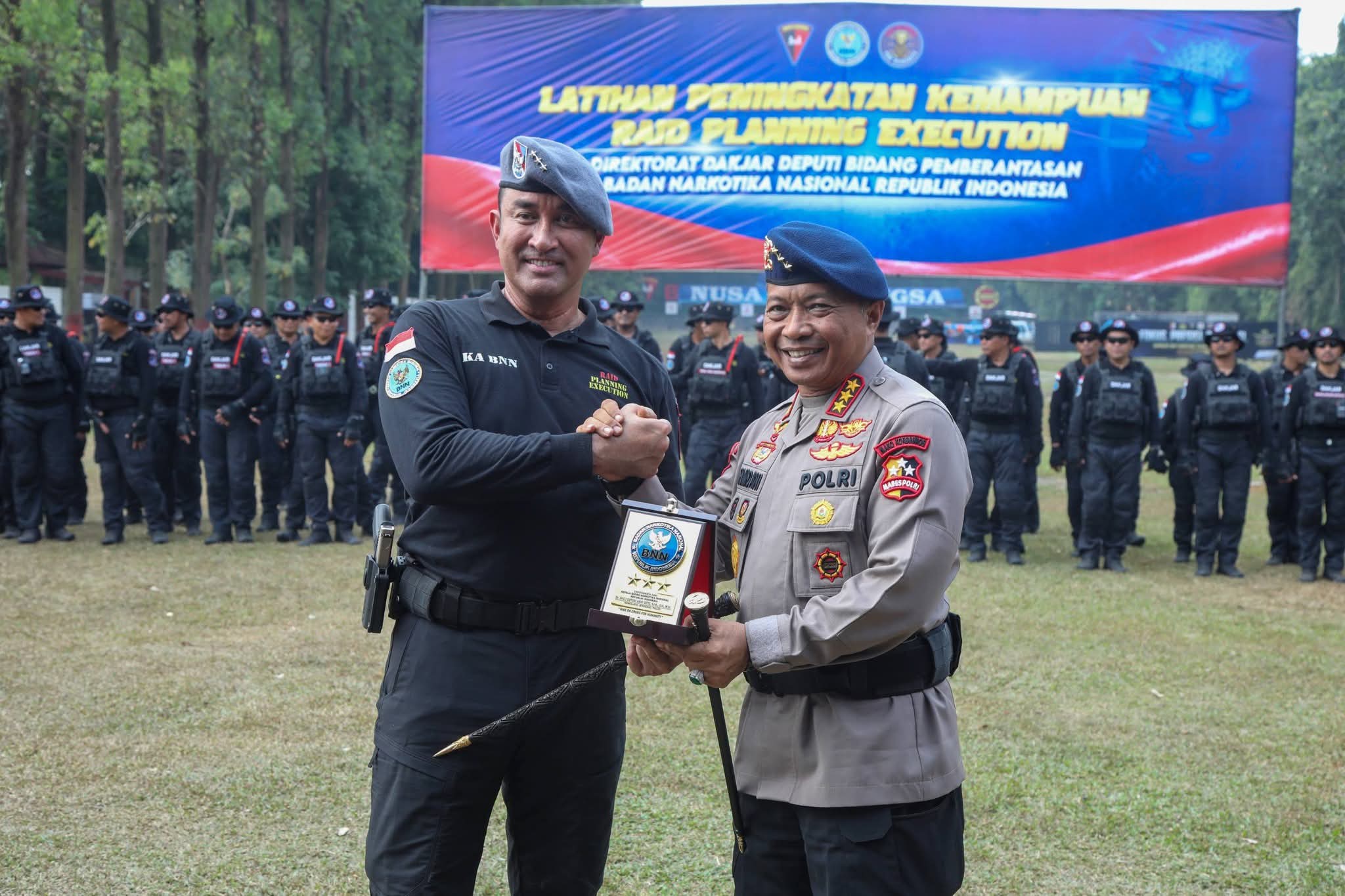 Siap Hadapi Sindikat Narkotika, BNN Tutup Pelatihan RPE dengan Simulasi Operasi Taktis