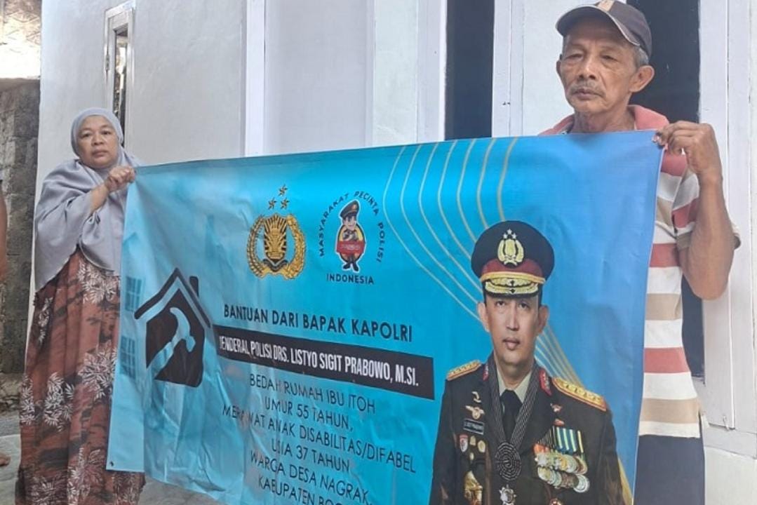 Tangis Haru Itoh Warga Bogor, Rumah Layak Huni Rampung Direnovasi Berkat Program Bedah Rumah Kapolri