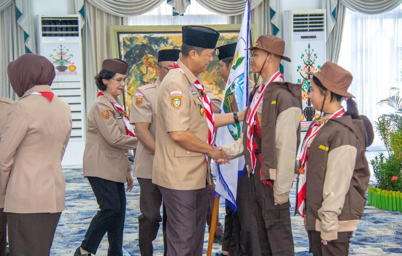 Lepas Kontingen Kalteng ke Jambore Nasional XII, Kapolda: Momentum Emas Bentuk Karakter Cinta Tanah Air dan Lingkungan