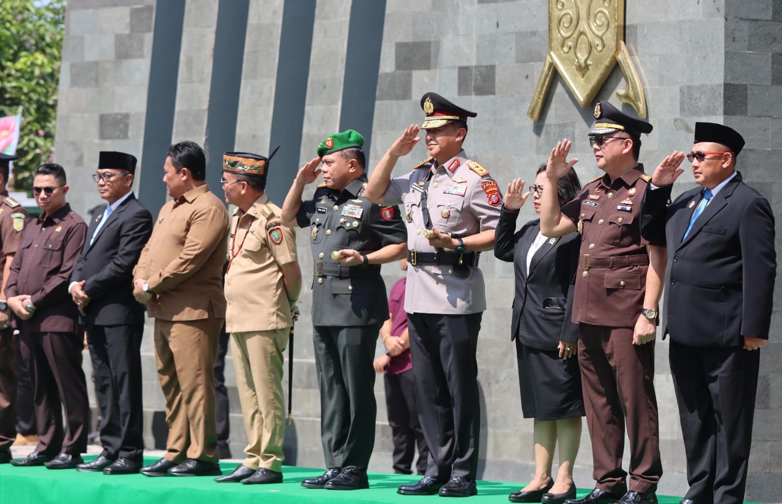 Kapolda Kalteng Apresiasi Sinergi TNI-Polri di HUT Pertama Kodam XXII/Tambun Bungai