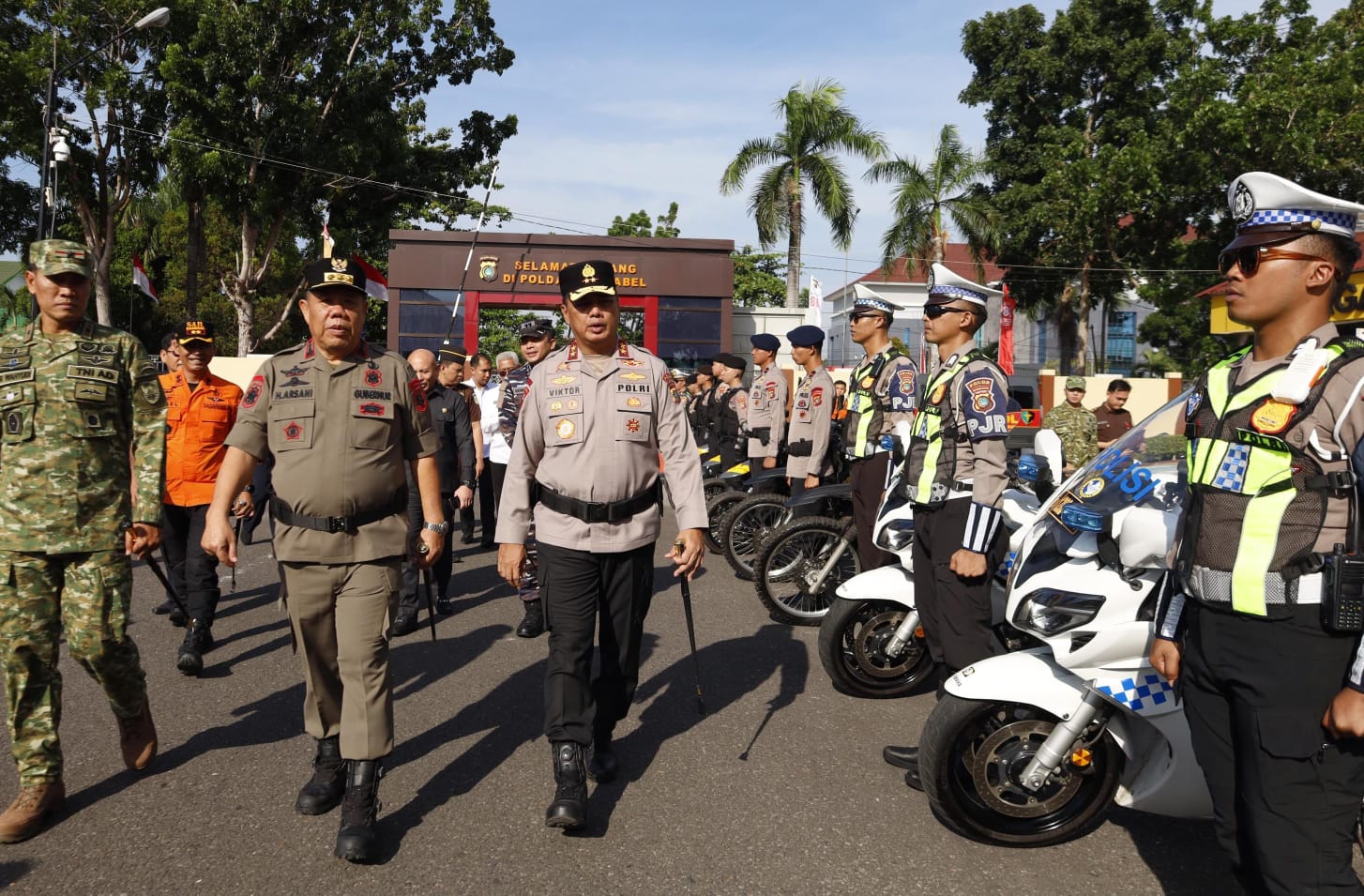 Polda Babel Gelar Apel Kesiapsiagaan Penanggulangan Karhutla, Kapolda Irjen Pol Viktor Tegaskan Pentingnya Sinergi