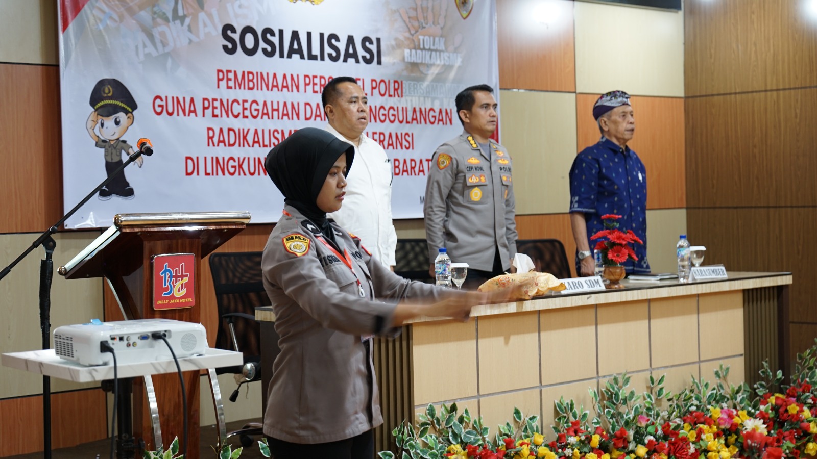 Bentengi 120 Personel dari Radikalisme, Satgaswil Densus 88 dan Polda Papua Barat Gelar Sosialisasi Wawasan Kebangsaan