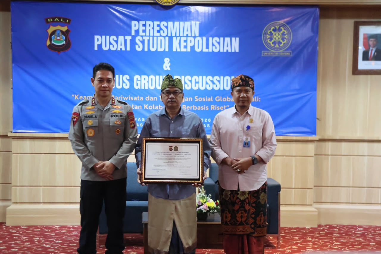Sinergi Polda Bali dan Universitas Udayana: Resmikan Pusat Studi Kepolisian Berbasis Riset