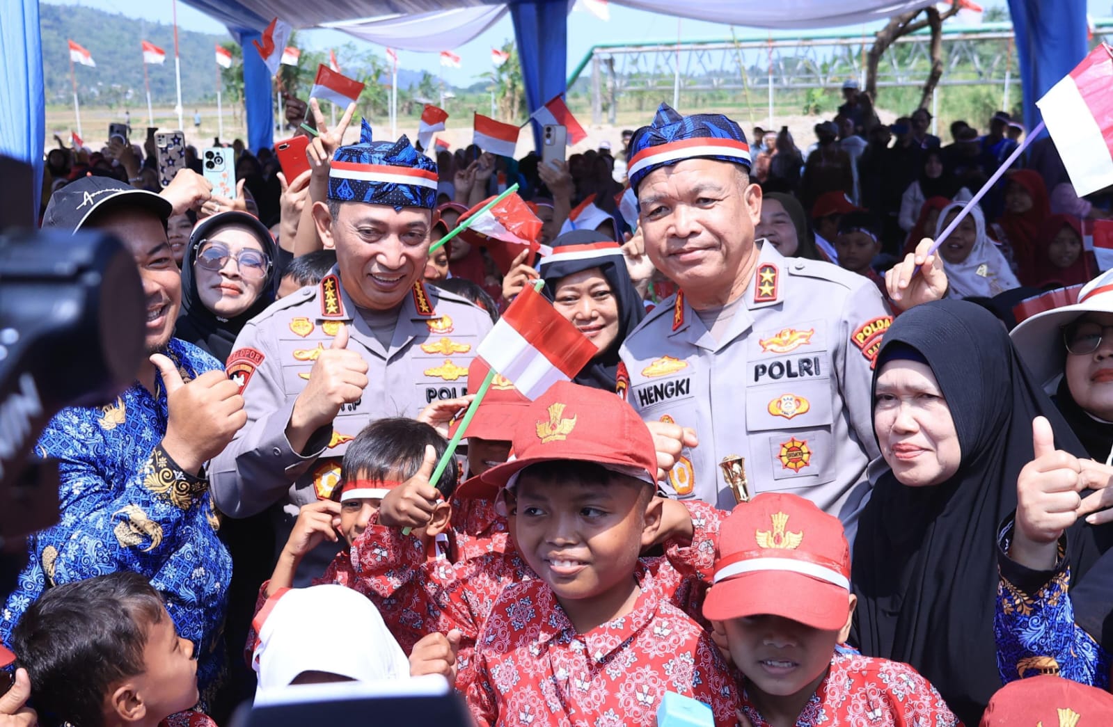 Kapolri Resmikan 895 Jembatan Merah Putih Presisi Berikan Manfaat bagi 2 Juta Masyarakat