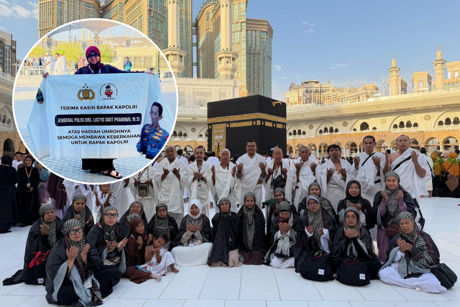Penuh Haru, Guru PAUD Dedikasi 17 Tahun Berangkat Umrah Gratis Hadiah dari Kapolri