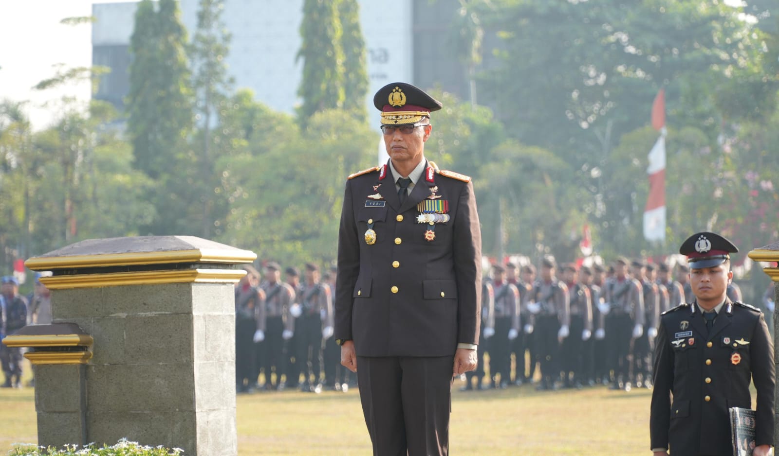 Wakapolda Kalteng Pimpin Upacara HUT ke-81 Kemerdekaan RI