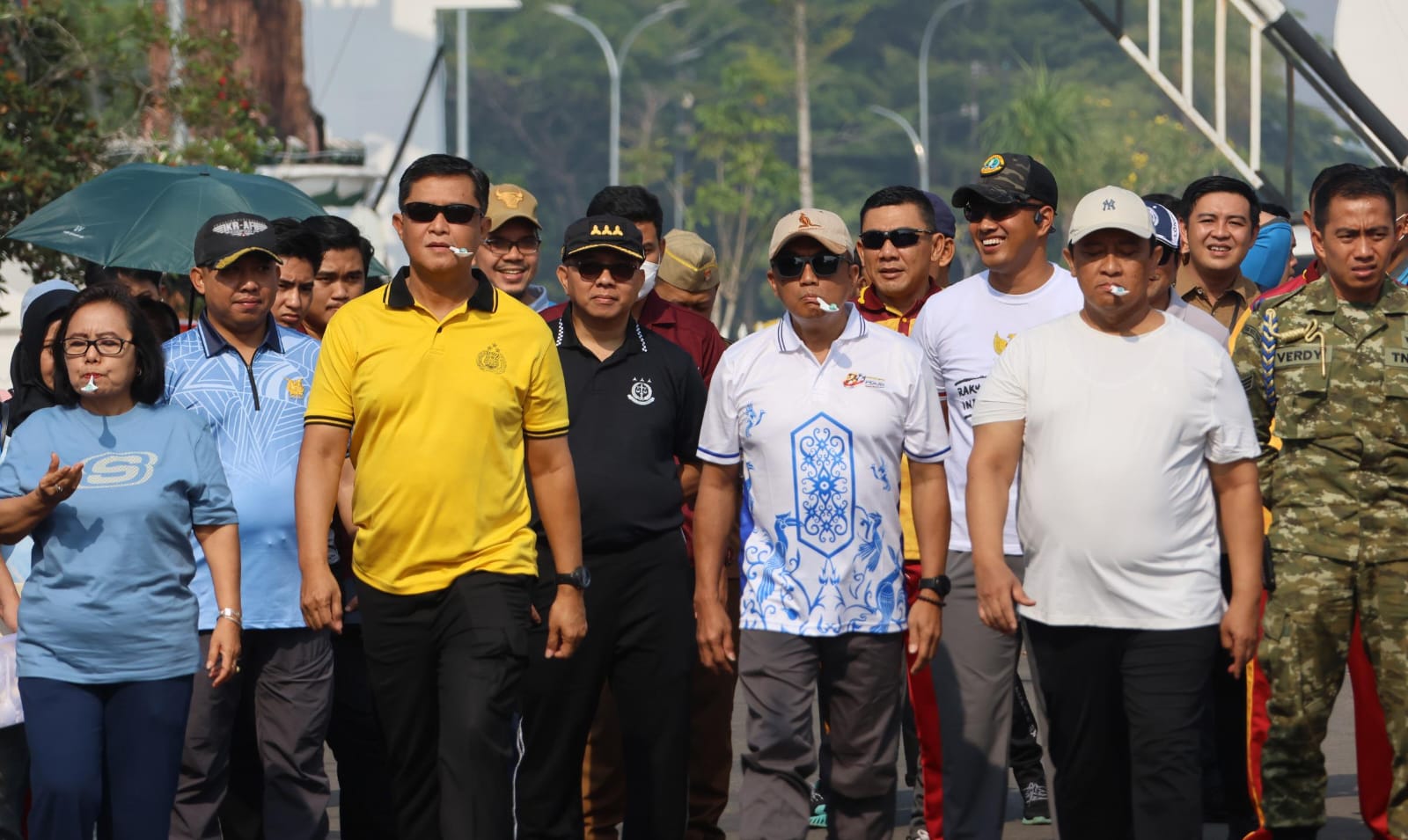 Kapolda Kalteng Ikuti Lomba HUT ke-81 RI di Istana Gubernur