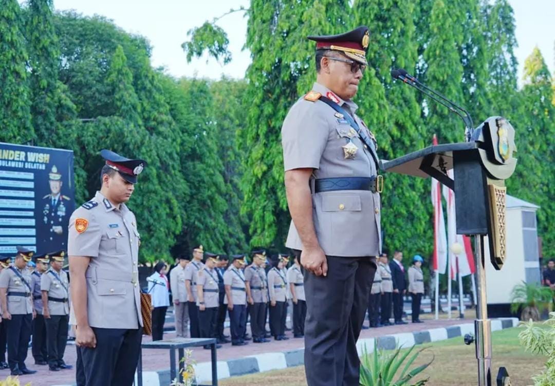 Polda Sulsel Gelar Upacara Peringatan Hari Juang Polri Tahun 2026, Teguhkan Semangat Perjuangan dan Pengabdian